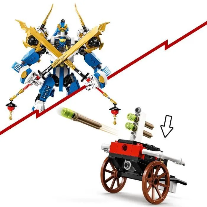 LEGO® NINJAGO 71785 Le Robot Titan de Jay, Jouet pour Enfants, avec Minifigurines et Arbalète-3