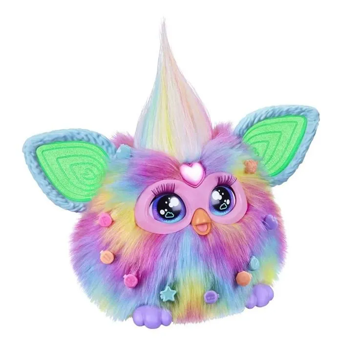 Jouet en Peluche Interactif - Furby - Tie Dye - Multicolore - Version Espagnole-0
