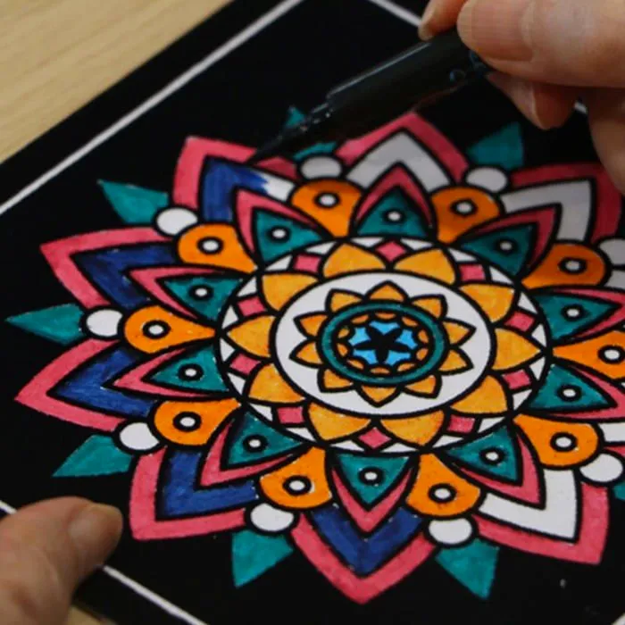 Jeu de coloriage - dessin - pochoir Enjoyart - EA40148-3