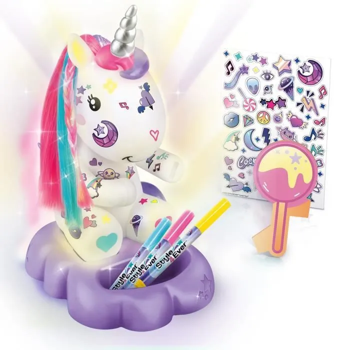 Canal Toys Lampe Licorne à Décorer Cosmique Edition Collector-1