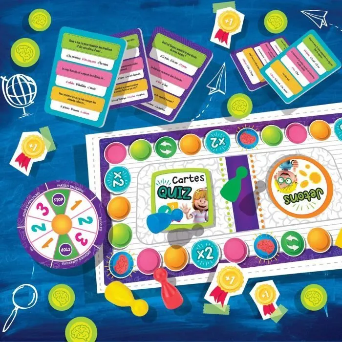Jeu éducatif - LISCIANI - Vive le Corps Humain - Découverte du corps - Quiz et parcours - Multiniveaux ludiques-1