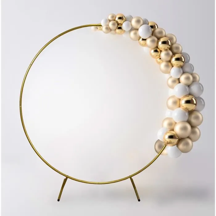 Arche Circulaire à Décorer pour Mariage - 200cm - Dorée-1