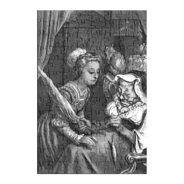 Puzzle Classique - FABULOUS - La Belle Au bois Dormant Gustave Dore - 100 Pièces - Mixte - Intérieur-1