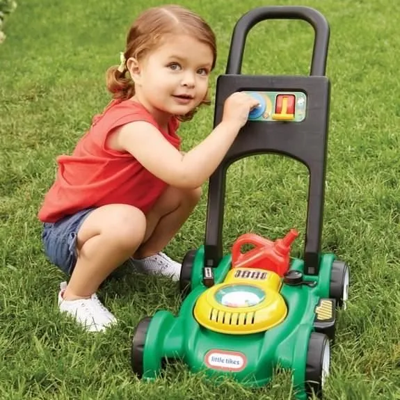 Little Tikes - Tondeuse à Gazon avec de nombreuses fonctions - Fonctionne sans piles -A partir de 6 mois-6