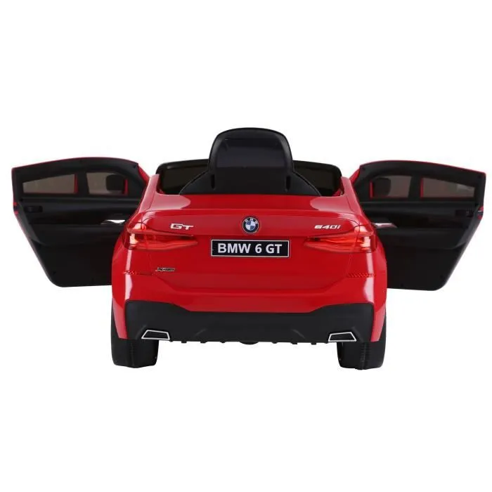 BMW X6 GT Voiture Electrique pour Enfant (2 x 25W) Rouge, 106 x 64 x 51 cm - Marche avant et arrière, Phares fonctionnels, Musique,-2