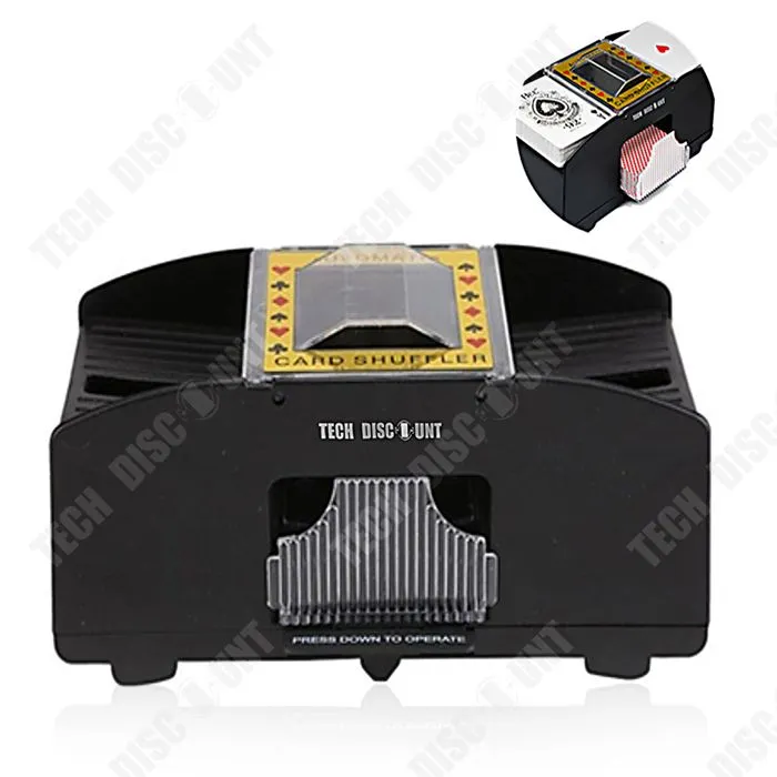 TD Machine Mélanger Cartes Automatique Poker Blackjack Utilisée Manuellement Électriquement Conçue Croupiers Casino Équipement Jeu-0