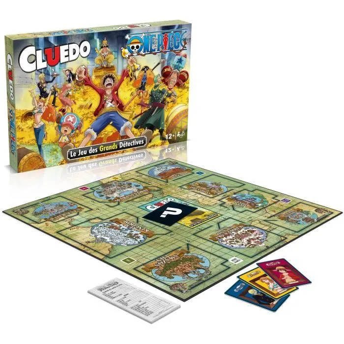 Jeu de société - WINNING MOVES - Cluedo One Piece - Édition spéciale avec l'équipage de Luffy-1