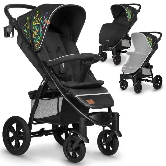 Poussette canne tout terrain LIONELO Annet Tour - Jusqu'à 22 kg - Grandes roues - Accessoires - Dreamin'-0