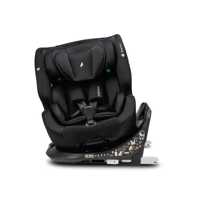 OSANN - Siège auto bébé/enfant One360 rotatif Isofix - 40-150 cm - 0 à 12 ans - Groupe 1/2/3  Noir - 40-150 cm-3