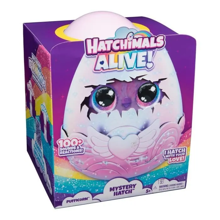 SPIN MASTER PUFFICORN HATCHIMALS ALIVE ECLOSION SECRETE-5