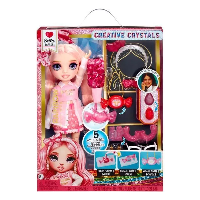 Rainbow High Cristal Poupée Mannequin 27 cm - Bella-5