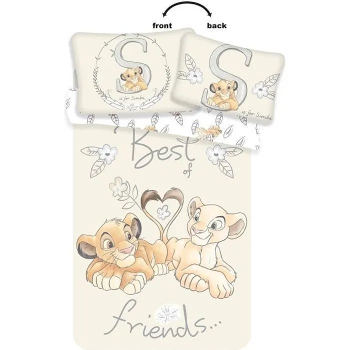 Parure de lit bébé Le Roi Lion Coton-0
