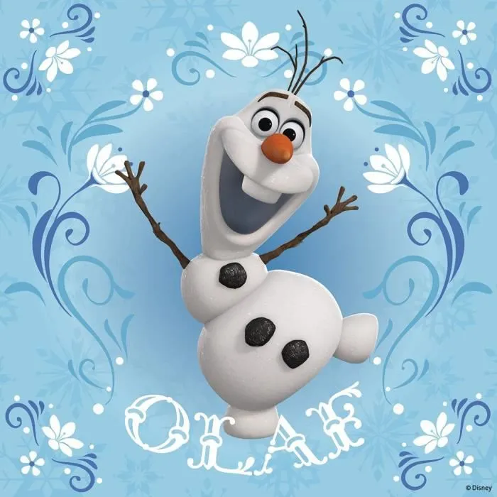 LA REINE DES NEIGES Puzzle 3x49 pcs Elsa, Anna et Olaf-3