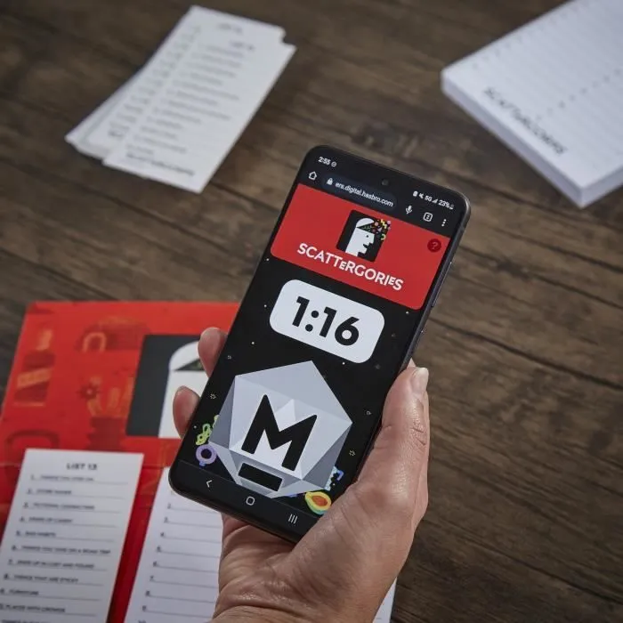 Jeu Scattergories classique, jeu de groupe pour ados et adultes, à partir de 13 ans, jeu de société pour 2 joueurs et plus-5