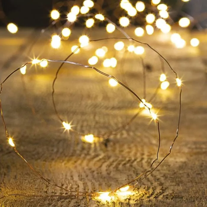 Guirlande lumineuse - FEERIC LIGHTS & CHRISTMAS - 20m - 200 LED - Blanc chaud - Extérieur-1