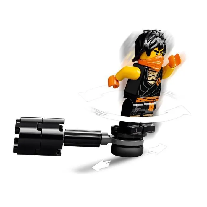 LEGO® 71733 NINJAGO® Cole contre le guerrier fantôme, jeu de bataille épique comprenannt 2 miniatures de guerriers ninja-2