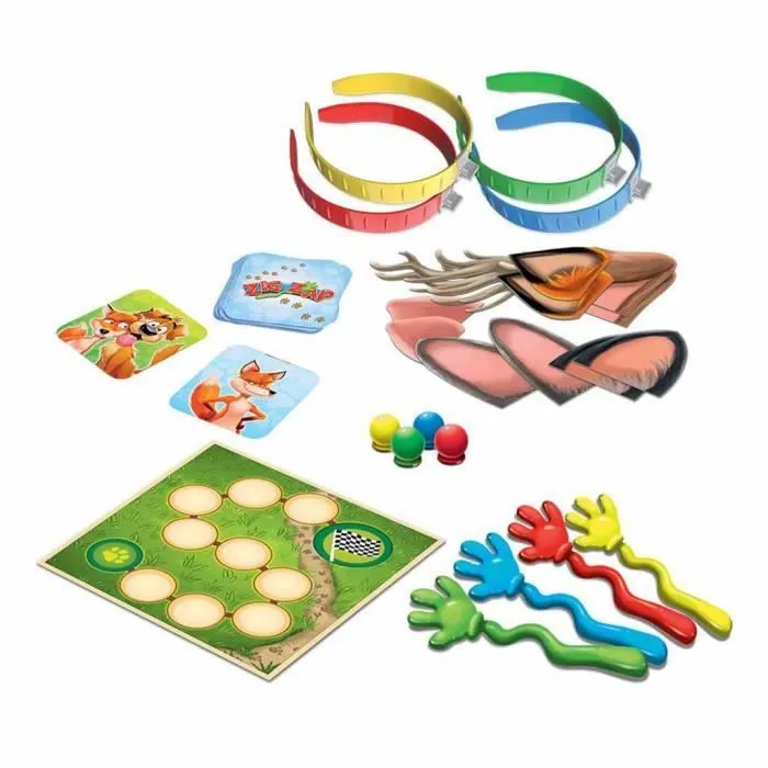 Jeu de société - TREFL - Zig zap - Coloré - Enfant - Jeu de plateau-1