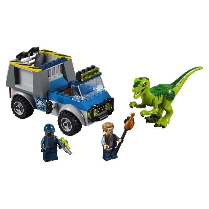 LEGO® Juniors Jurassic World™ 10757 Le Camion De Secours Des Raptors - Jeu de construction-1