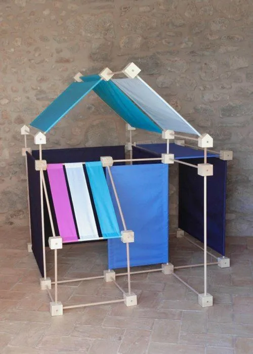 Jeu éducatif de construction - Trigonos - Trigonos Maxi Blua - 150 pièces - Bleu - A partir de 4 ans-1