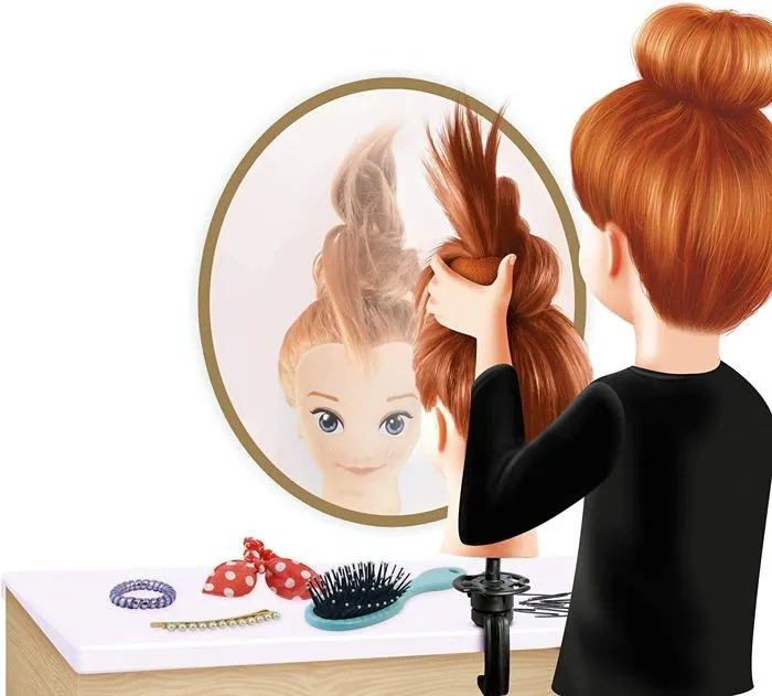Kit de coiffure BUKI FRANCE Professional Studio Hair - Tête à coiffer de qualité professionnelle avec accessoires-5