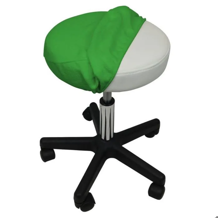 Drap housse de protection en éponge pour tabouret rond - Vert - Vivezen-1