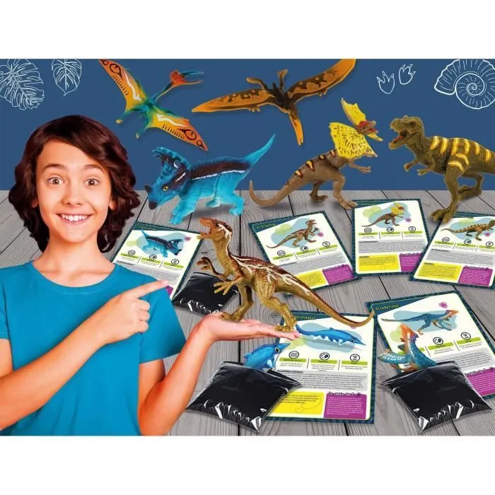Un mois avec les dinosaures - Kit Scientifique - I'M A GENIUS - 31 dinosaures-1