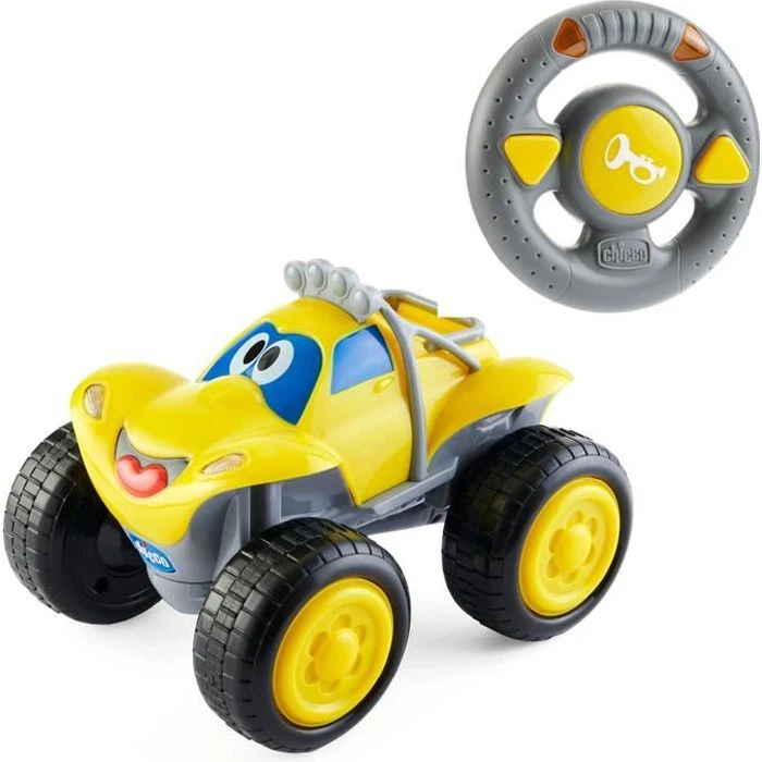 CHICCO Voiture Radiocommandée Billy Big Wheels Jaune-0