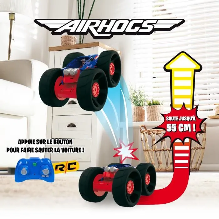 Voiture télécommandée tout-terrain AIR HOGS - Jump Fury RC - Saute jusqu'à 55cm - 2,4 GHz-1