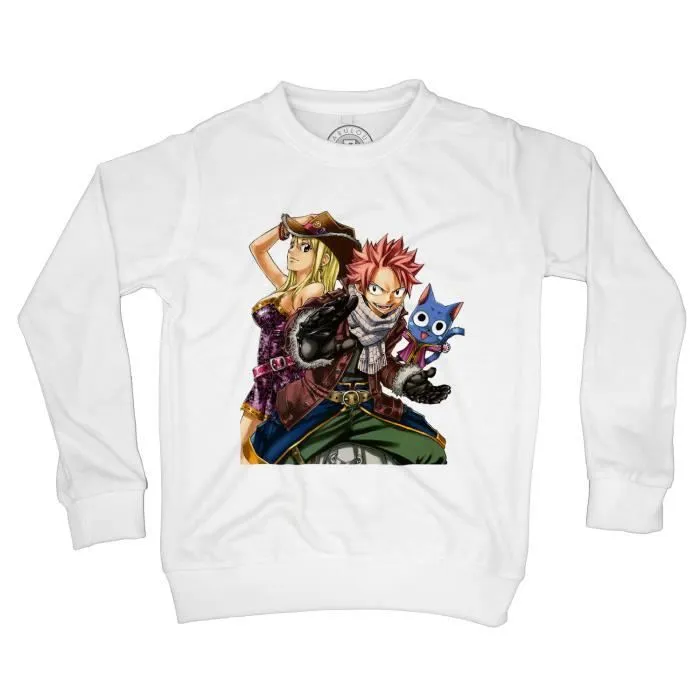 Sweat-Shirt Enfant - FABULOUS BIJOUX - Fairy Tail - Manches longues - Col capuche - Polycoton 240 g/m2-0