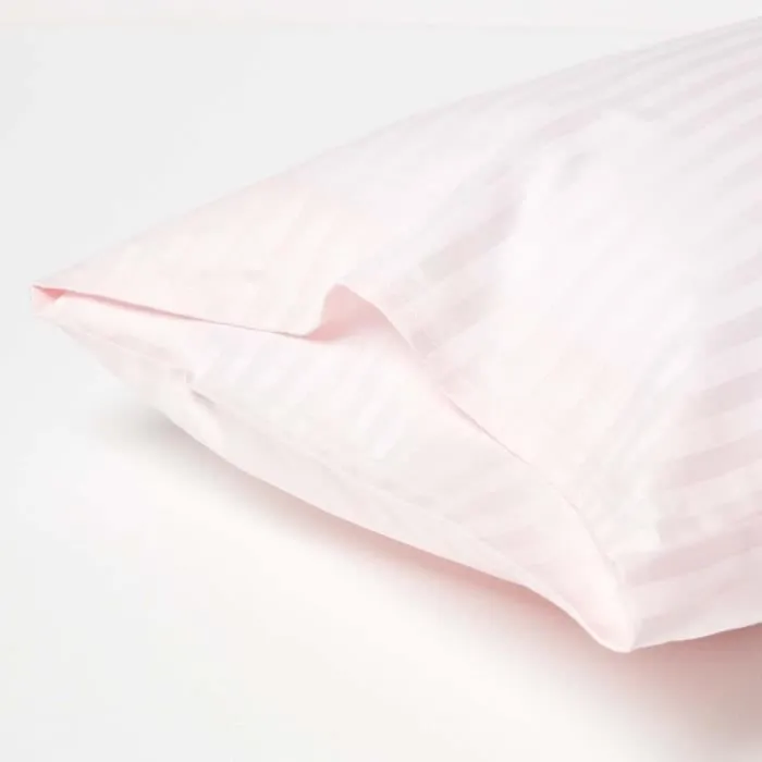 Taies d'oreiller - Enfant - Coton égyptien - 40 x 60 cm - Rose - Hypoallergénique-1