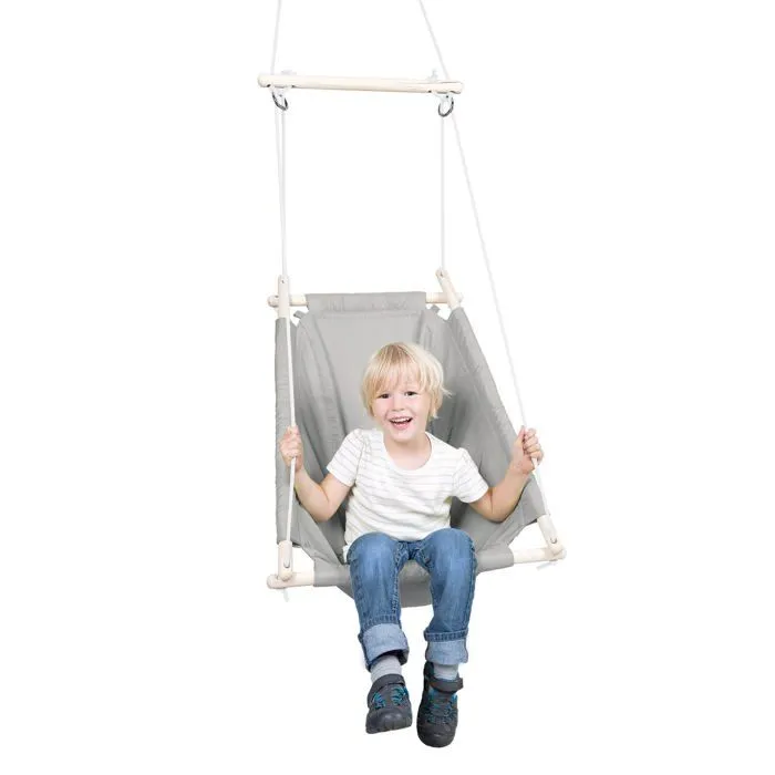 Balancelle Bébé 2 en 1 - ROBA - Taupe - Hamac Bébé - Jusqu'à 30 kg - 61 x 76 x 28 cm-5