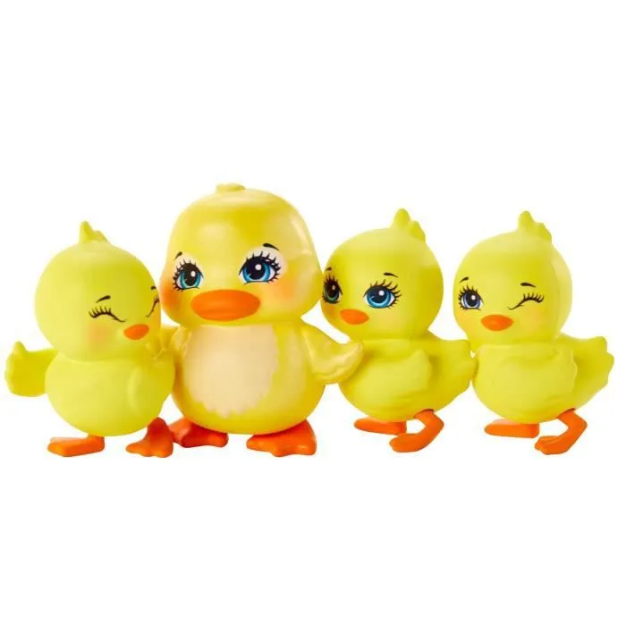ENCHANTIMALS Collines Fertiles Poupée Dinah 15 cm et la Famille Canard-2