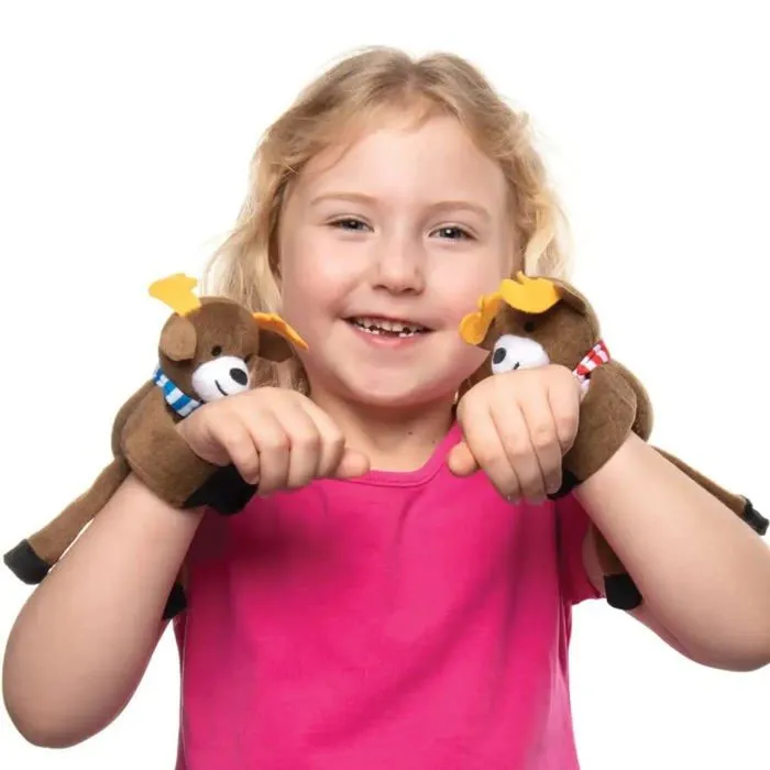 Peluche Baker ross - AX328 - Peluches des Rennes - Lot De 3, Peluches pour Enfants Et Petits Cadeaux pour Enfants.-2