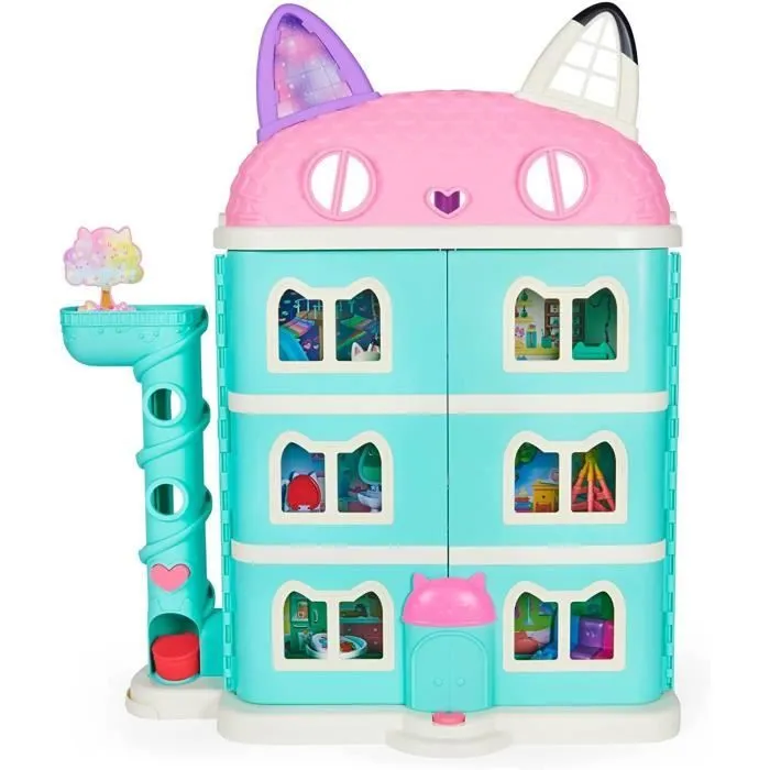Maison Magique de Gabby - Réplique Géante Interactive - 2 Figurines + 15 Éléments de Jeu-3