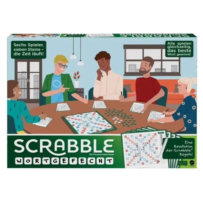 Jeu de société - MATTEL GAMES - Scrabble - 10 ans - Intérieur - Mixte-2