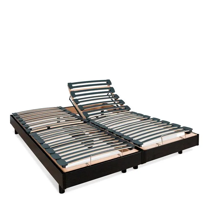Ensemble Duo Matelas Mousse Accueil Mémoire de forme + Sommiers électriques Flex 2x70x190 cm-5