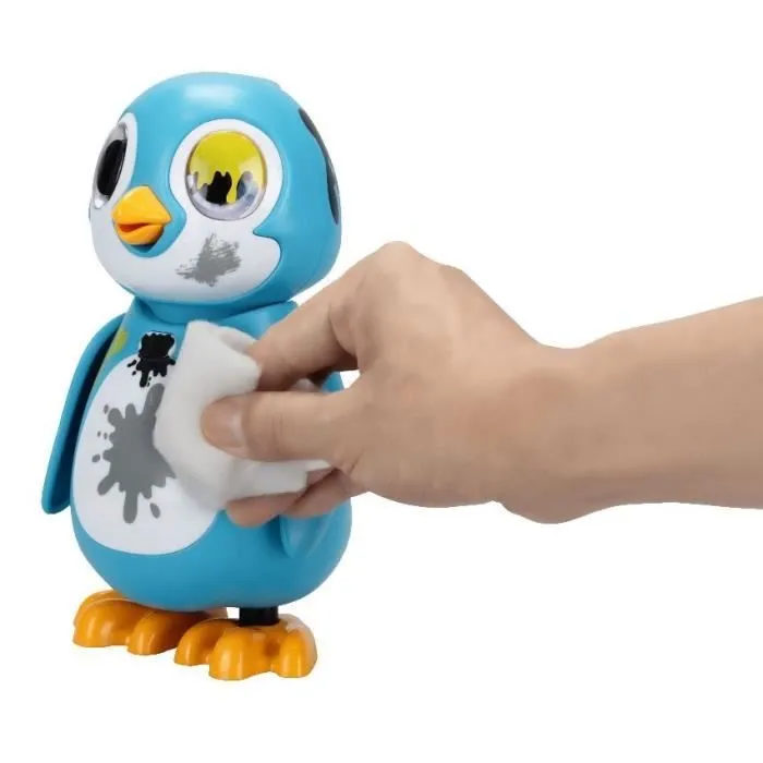 Pingouin interactif bleu - SILVERLIT - RESCUE PENGUIN - 20 émotions - Pack unboxing inclus-3