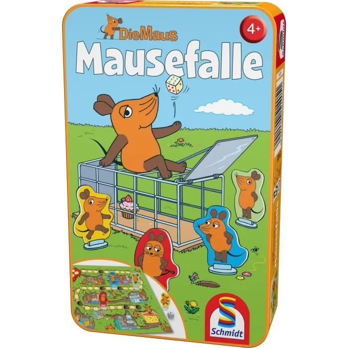 Jeu de société - Souricière - Pour enfants - Avec la Souris Souriante-0