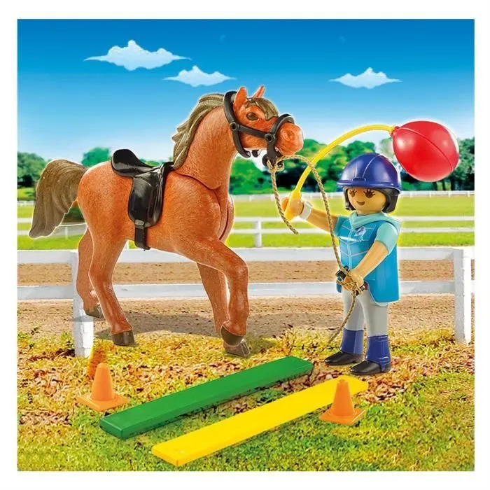 PLAYMOBIL 6931 - Enclos avec Chevaux - Playmobil Country - Allemagne-1