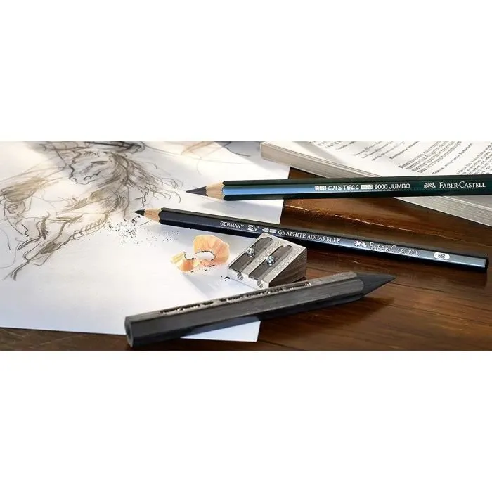 Lot de 5 Kits de dessin Crayons CASTELL 9000 Jumbo-2
