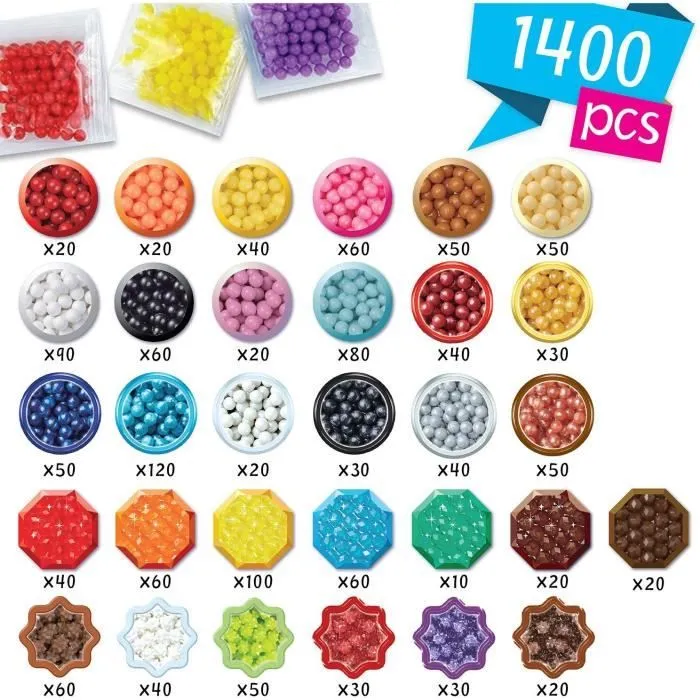 Coffret création - AQUABEADS 35025 - Mes porte-clés et suspensions-3