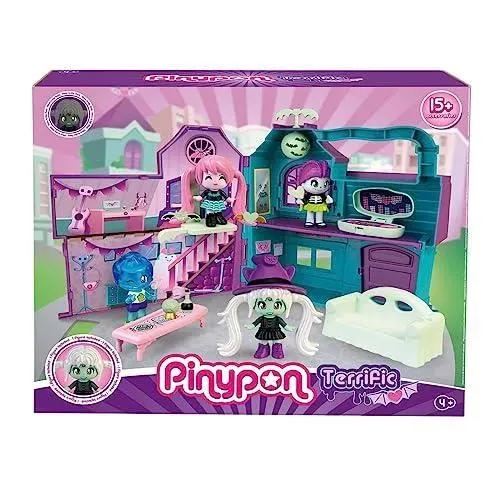 PINYPON - TERRIFIC MANSION, JEU PLEIN DE SURPRISES ET DE MAGIE, COMPRE-0