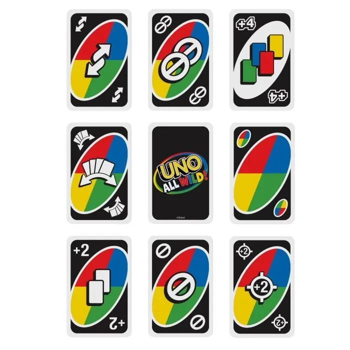 Mattel Games - Uno All Wild - Jeu de Cartes Famille - Dès 7 ans-4