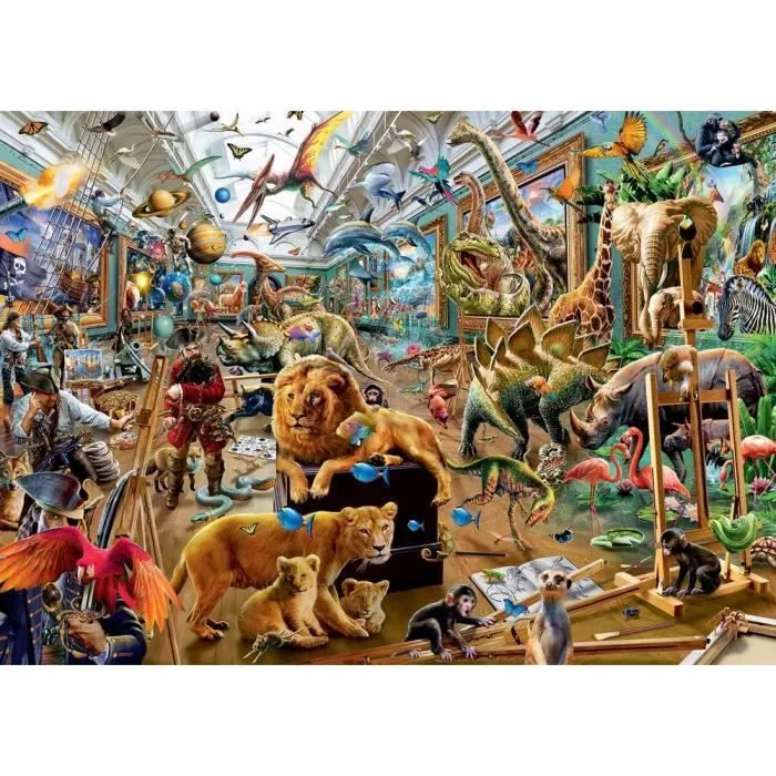 Puzzle 1000 pièces Le musée vivant, Adultes et enfants dès 14 ans, 16996, Ravensburger-2