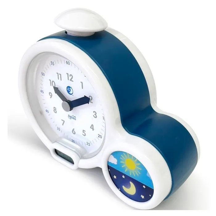Réveil Enfant Éducatif Kid'Sleep - Claessens'Kids - Veilleuse Musicale - Jour/Nuit - Bleu-1