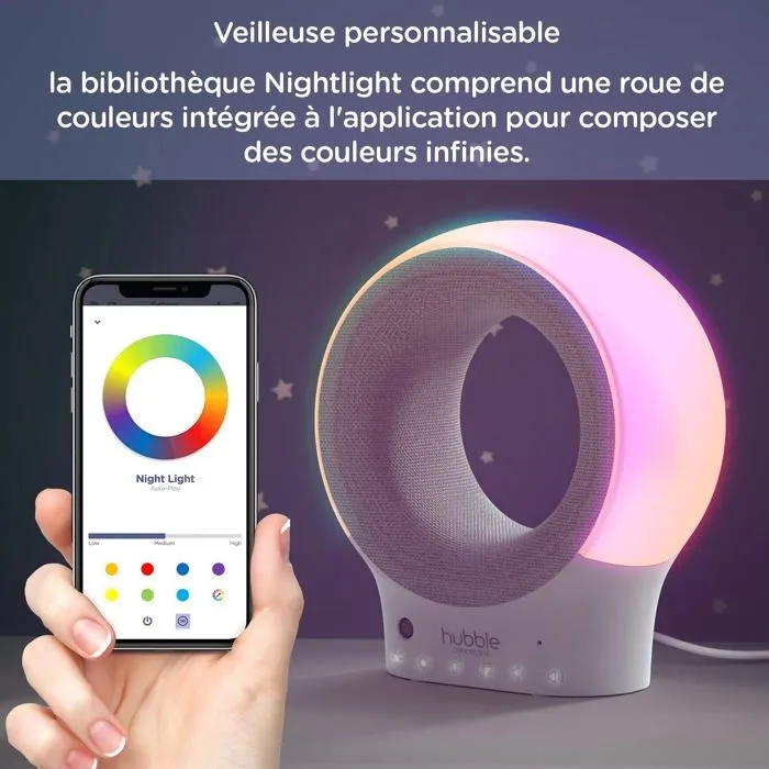 Baby phone - ecoute bebe Hubble connected - 4436-WHEU-01-3