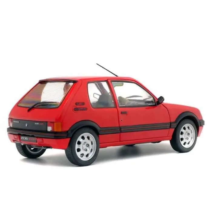 Voiture miniature Peugeot 205 GTI 1.9 Mk1 1985 Rouge SOLIDO 1/18-1