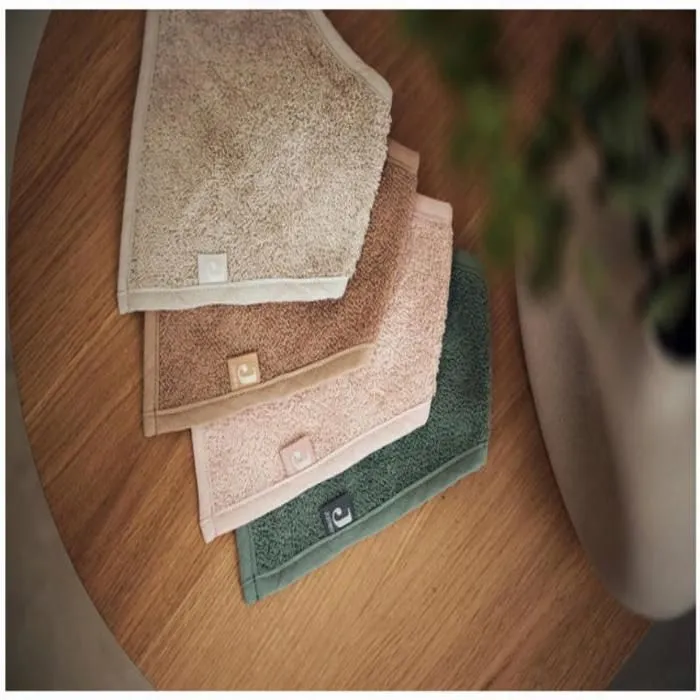 Bavoir Bandana Vert Cendré - JOLLEIN - Taille unique - 100% coton-jersey-3