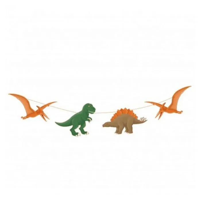 Party Pro 913377, Guirlande Dino 3 mètres-0
