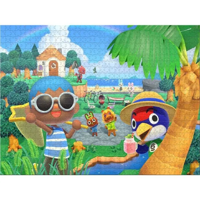 Puzzle ANIMAL CROSSING 500 pièces - Winning Moves - Dessins animés et BD - A partir de 8 ans-1